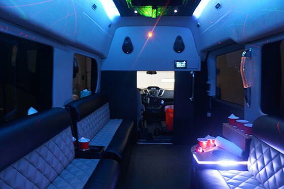 newly installed stereo system