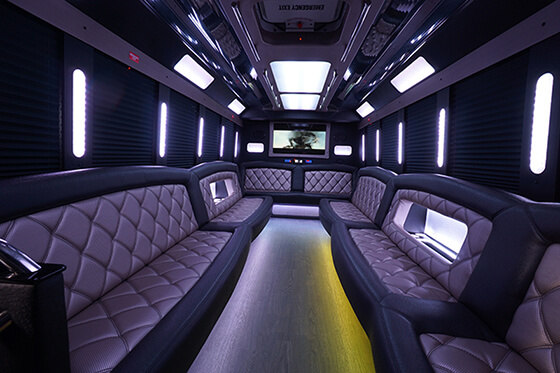 vibrant strobe and laser lights