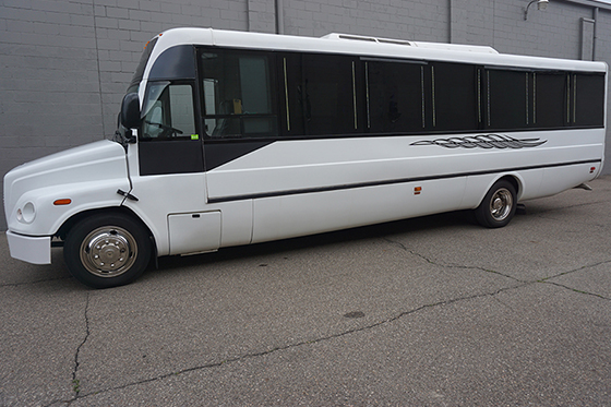 35-passenger party bus rental
